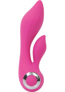 Wild Orchid Rechargeable Silicone G-spot Dual Vibrator -...